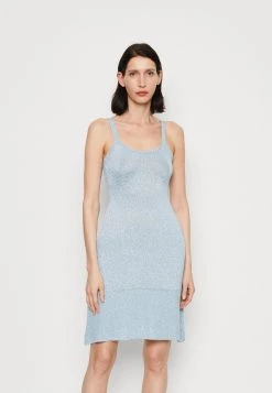 Guess Marion Ruffle Dress - Jumper Dress - Himmelblau