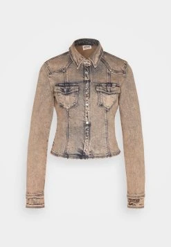 Rose Western Button Up - Denim Jacket - Go Pink Acid Wash -Guess Apparel 42baaa456b864697b76094ca76a3afe9