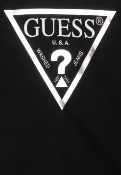 Guess Junior Core - Long Sleeved Top - Jet Black -Guess Apparel 4508e62eadf649dabb8886d595e764ee