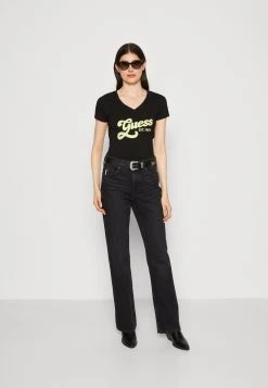 Guess Logo Tee - Print T-Shirt - Jet Black -Guess Apparel 4649cd254dc14f328d3ef7bd03de72f6