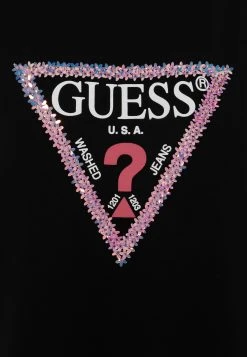 Guess 3D Flowers Triangle Tee - Print T-Shirt - Jet Black 12 Guess 3D Flowers Triangle Tee - Print T-Shirt - Jet Black -Guess Apparel 47f016a3fb1a4f969e7abc4efbffbde2