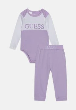 Guess Baby Set Pants Unisex - Baby Gifts - New Light Lilac