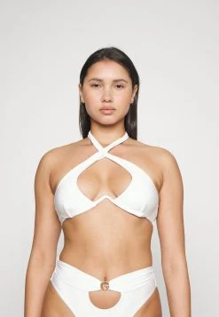 Guess Crossed Wire Bralette - Bikini Top - Pure White