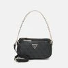 Guess Noelle Pouch Crossbody Set - Handbag - Coal