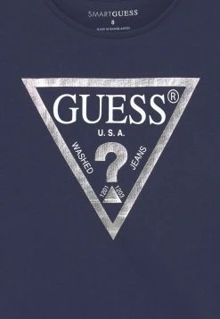 Guess Junior Core - Print T-Shirt - Bleu -Guess Apparel 4982742934674db695d848931e55e25d