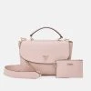 Guess Eco Craig Top Handle Flap Set - Handbag - Ash Rose -Guess Apparel 4aa0f341f6034fbcbff105486b116d57