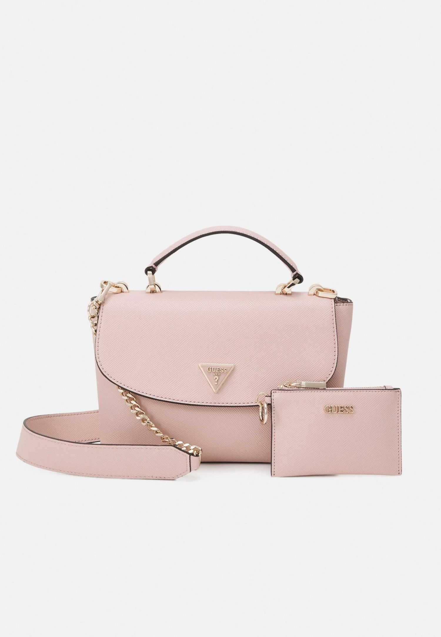 Guess Eco Craig Top Handle Flap Set - Handbag - Ash Rose 3 Guess Eco Craig Top Handle Flap Set - Handbag - Ash Rose