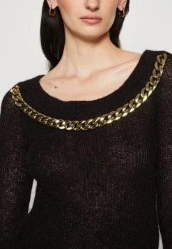 Nuvola Chain Off- Jumper - Jet Black -Guess Apparel 4acc970600ae4ddbba66b649fd18ec73