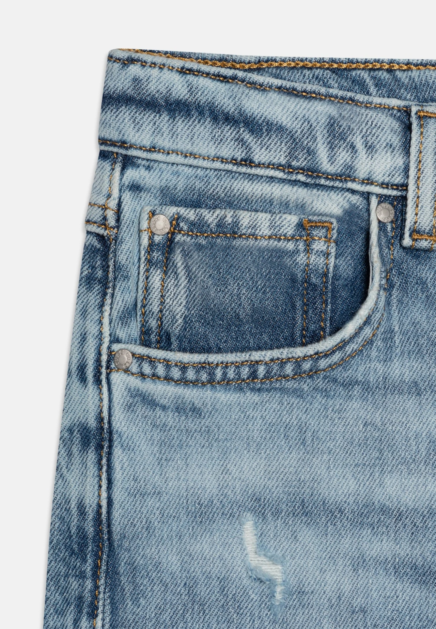 Guess Junior Pants - Straight Leg Jeans - Frozen Sugar 5 Guess Junior Pants - Straight Leg Jeans - Frozen Sugar - Image 3