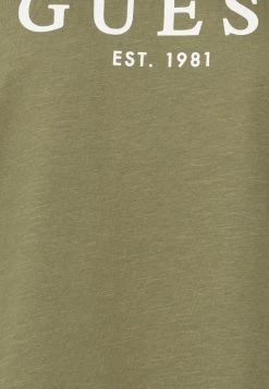 Guess Roll Cuff - Print T-Shirt - Army Sage -Guess Apparel 4bb816724d04462db7b0fab615559cdb