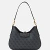 Guess Brenton Hobo - Handbag - Coal Logo -Guess Apparel 4c7fcb65b7724671927115005e665cdd