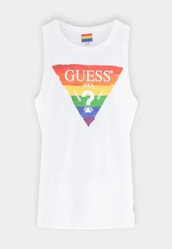 Guess Pride Logo - Top - Pure White -Guess Apparel 4c82930dc59b4a2a9963a7de480ad565