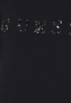 Guess Chantal - Print T-Shirt - Jet Black -Guess Apparel 4cbe4d7fa6a243d9a26df203e88069e1