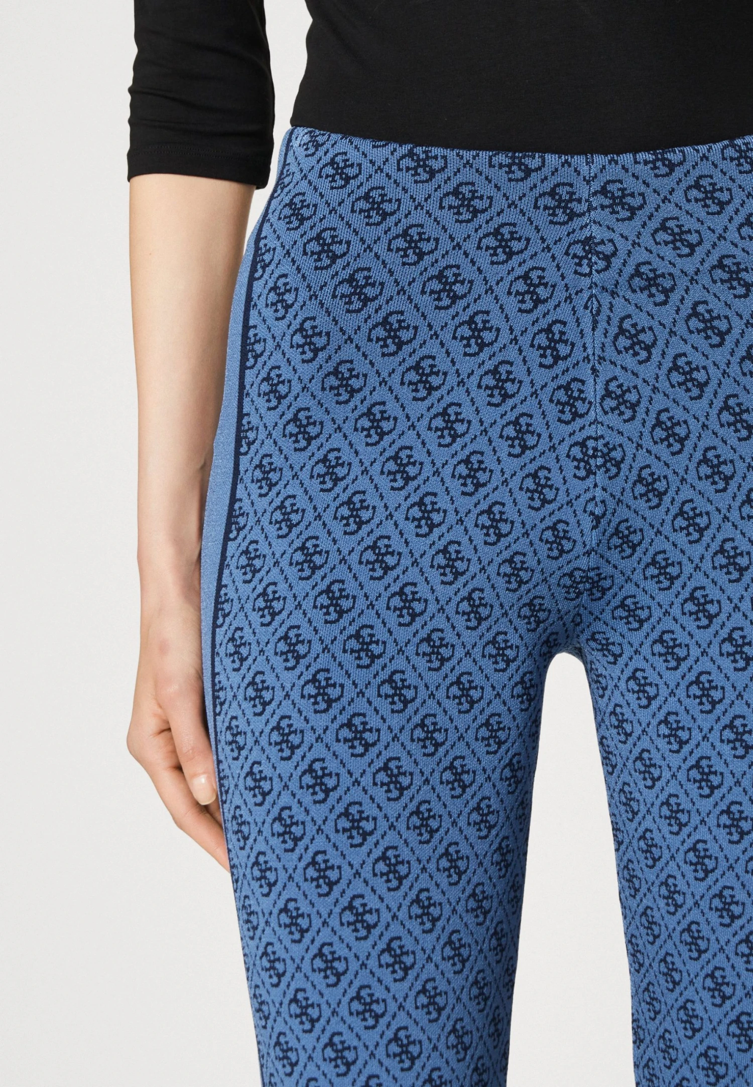 Guess Lise 4G Logo Swtr- Trousers - Blackened Blue 6 Guess Lise 4G Logo Swtr- Trousers - Blackened Blue - Image 4