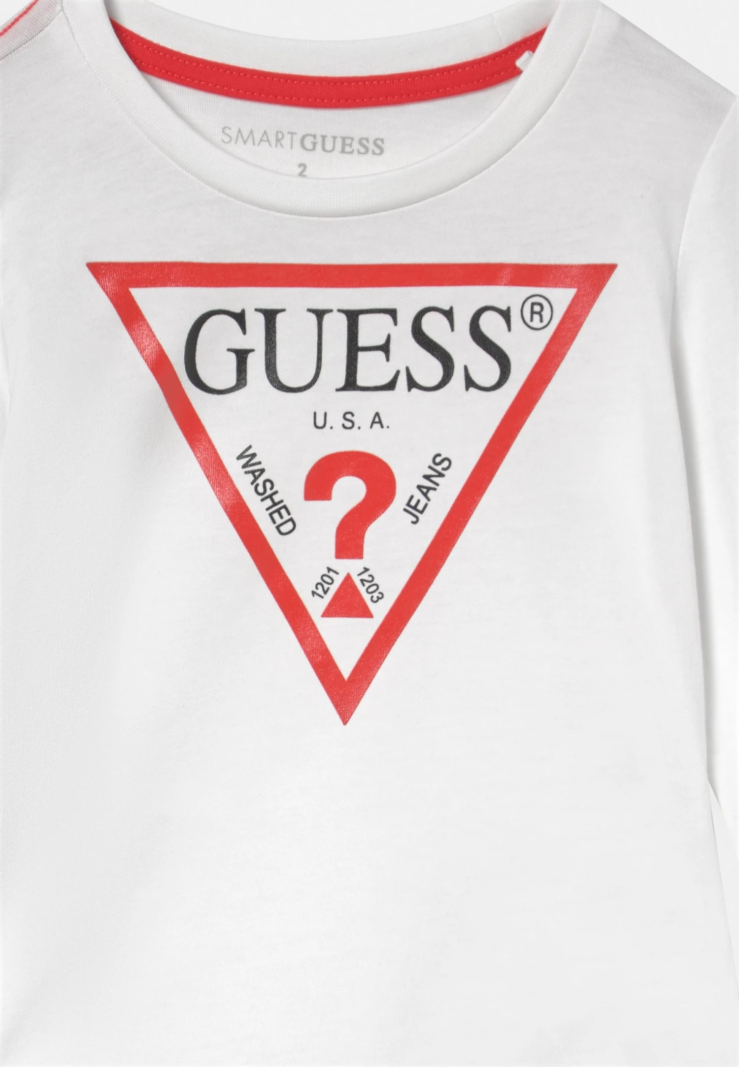 Guess Toddler Core - Long Sleeved Top - True White 5 Guess Toddler Core - Long Sleeved Top - True White - Image 3