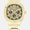 Guess Duke - Chronograph Watch - Gold Tone/Black Glitz -Guess Apparel 50efdbeedddd429b9f4a8693062b99f7