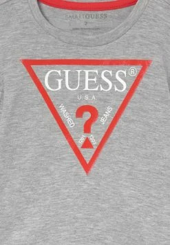 Guess Toddler Core - Long Sleeved Top - Light Heather Grey -Guess Apparel 514f2d3be9604ca8befcd2210c307b6c