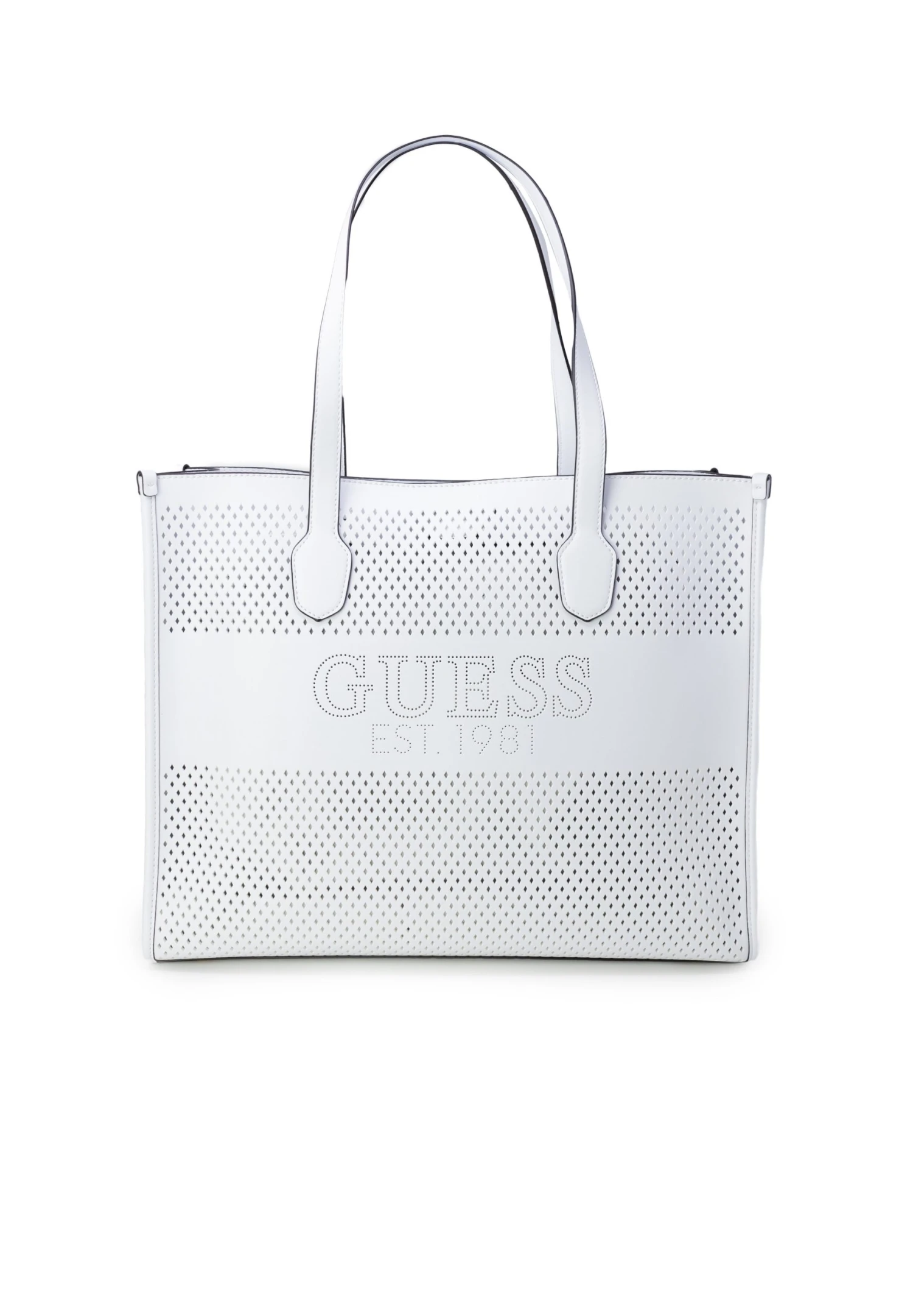 Guess Katey Perf - Tote Bag - White 3 Guess Katey Perf - Tote Bag - White