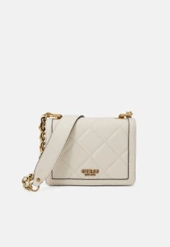 Guess Abey Crossbod Flap - Across Body Bag - Stone