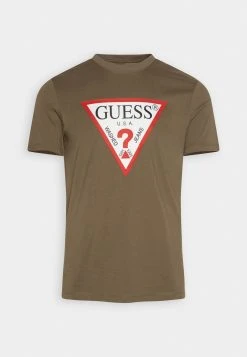 Guess Original Logo Tee - Print T-Shirt - Desert Green -Guess Apparel 52bc2e80ed35406094b970bec6128903
