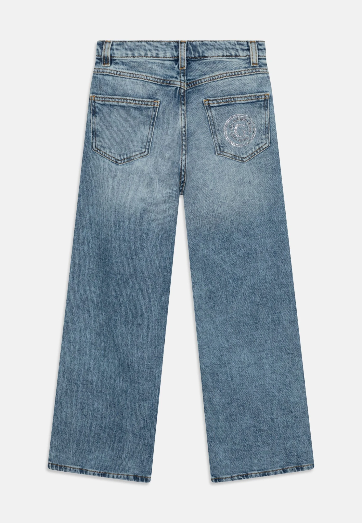 Guess Junior Pants - Straight Leg Jeans - Frozen Sugar 4 Guess Junior Pants - Straight Leg Jeans - Frozen Sugar - Image 2