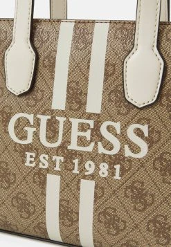 Guess Silvana Mini Tote - Handbag - Latte/Stone -Guess Apparel 55bdefad27d5457fa471a6bec6ddabb3