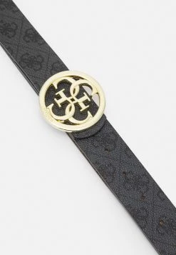 Guess Sandrine Adjust Pant - Belt - Coal/Latte -Guess Apparel 575a6d2039ae43618cca5d04930c484c