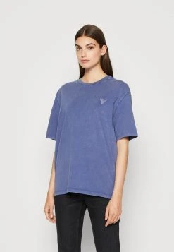 Camp Logo Tee - Print T-Shirt - Cobalt Bloom Multi -Guess Apparel 592844ba883047bdb2a2ca67267b8f9b