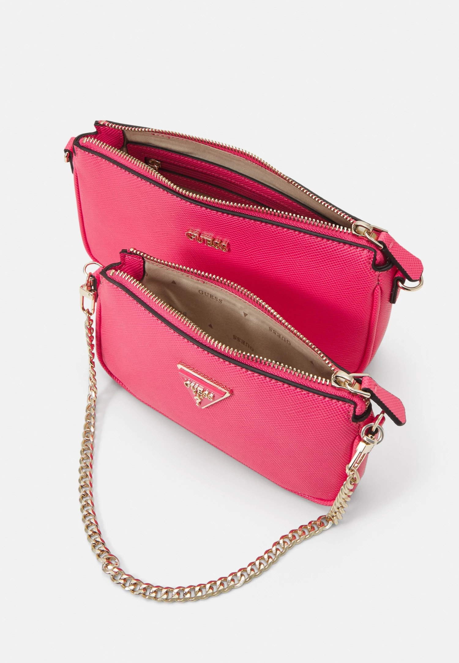 Guess Noelle Pouch Crossbody - Handbag - Magenta 5 Guess Noelle Pouch Crossbody - Handbag - Magenta - Image 3