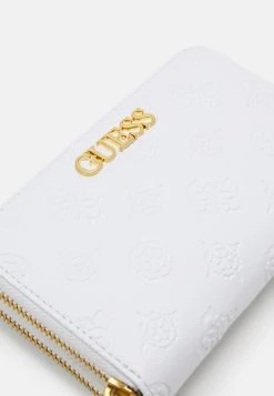 Guess Geva Medium Zip Around - Wallet - White Logo -Guess Apparel 5b44dbc395a7426ebbd49e01059dbed6