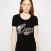 Guess Embellish Logo Tee - Print T-Shirt - Jet Black 2 Guess Embellish Logo Tee - Print T-Shirt - Jet Black -Guess Apparel 5c05ce105e9043bb859396c87e89083f