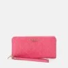 Guess Caddie Large Zip Around - Wallet - Magenta -Guess Apparel 5c19e29b690643be9e52a7f308faa568
