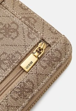 Guess Brenton Zip Around - Wallet - Latte Logo -Guess Apparel 5d12492a307c4291bef0a1192348ef1e
