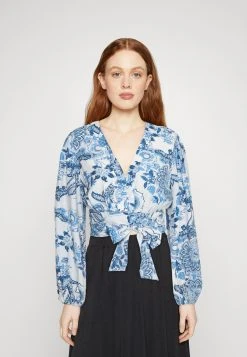 Guess Gisel - Long Sleeved Top - Blue Collectibles