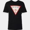 Guess Original Logo Tee - Print T-Shirt - Jet Black -Guess Apparel 5d79d03230f241698084413d58d7fd85