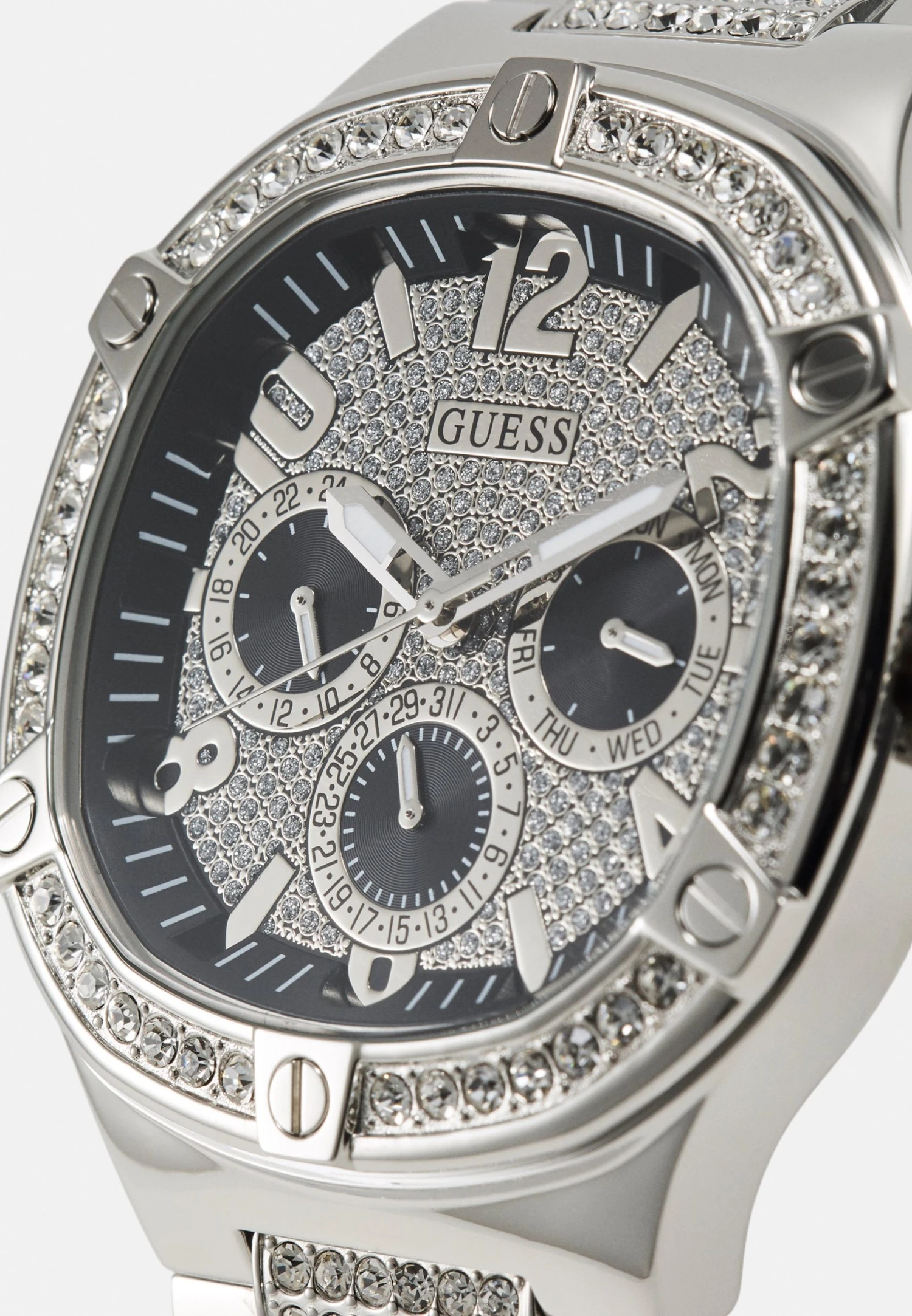 Guess Duke - Chronograph Watch - Silver-Coloured 7 Guess Duke - Chronograph Watch - Silver-Coloured - Image 5