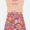 Guess Junior Stretch Dress - Jersey Dress - Orange/Rose
