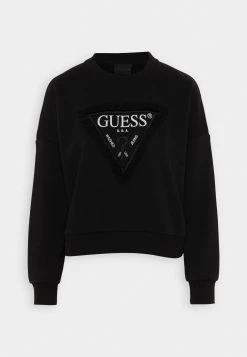 Guess Petals Triangle - Sweatshirt - Jet Black -Guess Apparel 623dcb8ad5cf4d7cbfe7776a0a72232f