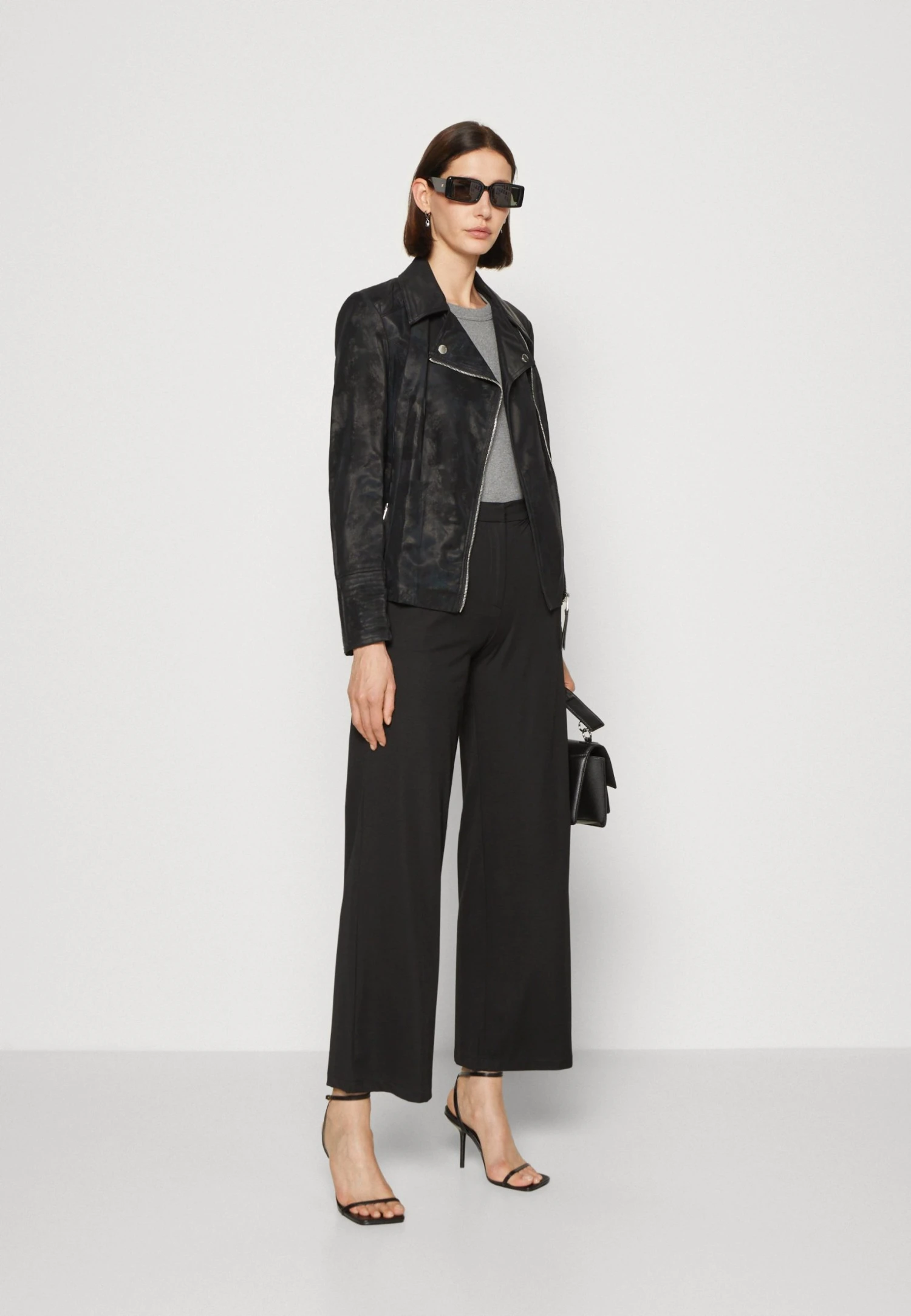 Guess New Agnes Belted Biker - Faux Leather Jacket - Jet Black 4 Guess New Agnes Belted Biker - Faux Leather Jacket - Jet Black - Image 2