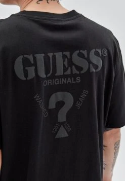 Mit Logo Am Rücken - Print T-Shirt - Schwarz -Guess Apparel 632cfc302ce94ff49d4375583048abdc