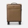 Guess Vezzola Cabin Unisex - Wheeled Suitcase - Beige/Brown -Guess Apparel 6377d2777078462d98ad23a35bf1c37a