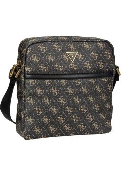 Guess Vezzola Smrt Top Zp Xbody Flt - Across Body Bag - Brown/Ochre