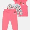 Guess Newborn Hooded Vest Pants Set - Waistcoat - Pop Rose -Guess Apparel 64d227168273409580f4d10c12c23766