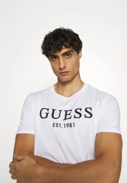 Guess Print T-Shirt - True White -Guess Apparel 6552f922eaed464c967ca1e9b80b4c91