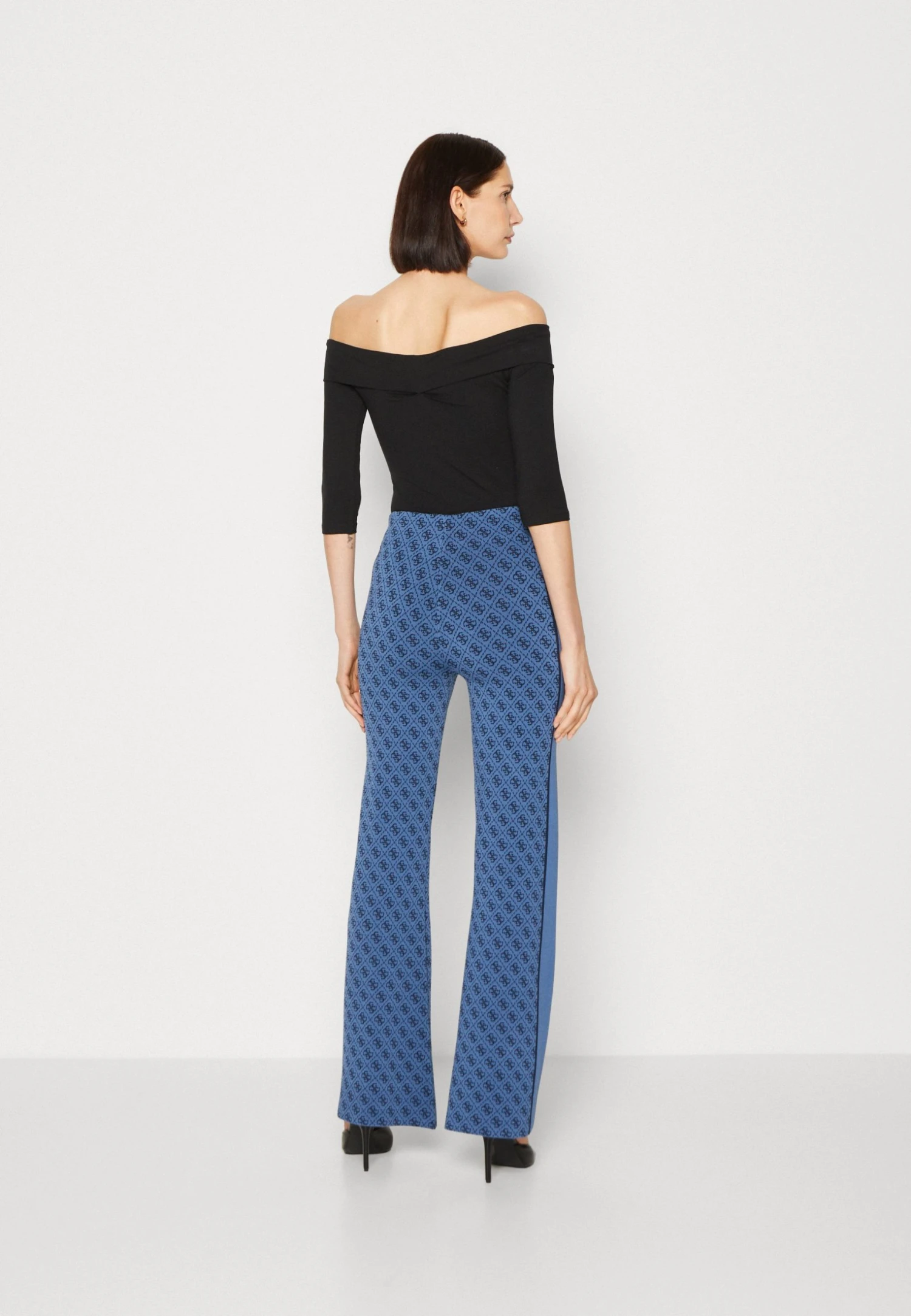 Guess Lise 4G Logo Swtr- Trousers - Blackened Blue 5 Guess Lise 4G Logo Swtr- Trousers - Blackened Blue - Image 3