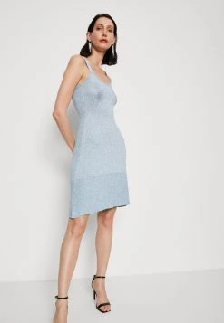 Guess Marion Ruffle Dress - Jumper Dress - Himmelblau -Guess Apparel 66febc08f90649d982330881527ed930