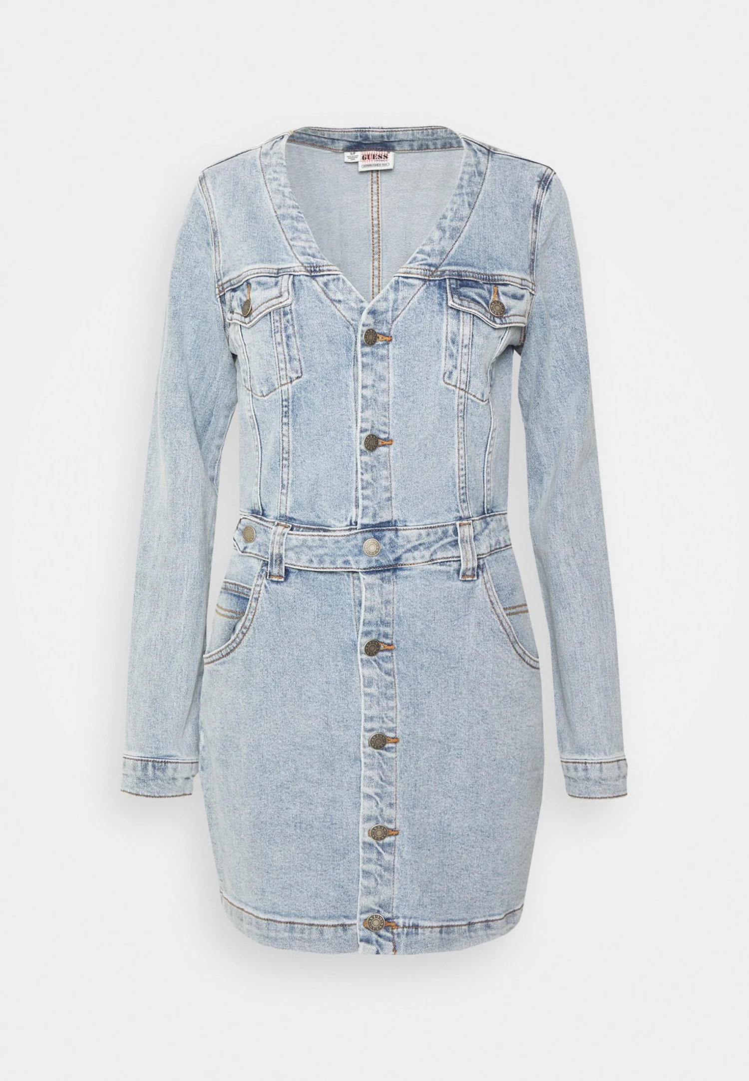 Go Danielle Dress - Denim Dress - Blue Denim 8 Go Danielle Dress - Denim Dress - Blue Denim - Image 6