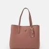 Guess Meridian Girlfriend Tote - Tote Bag - Rosewood