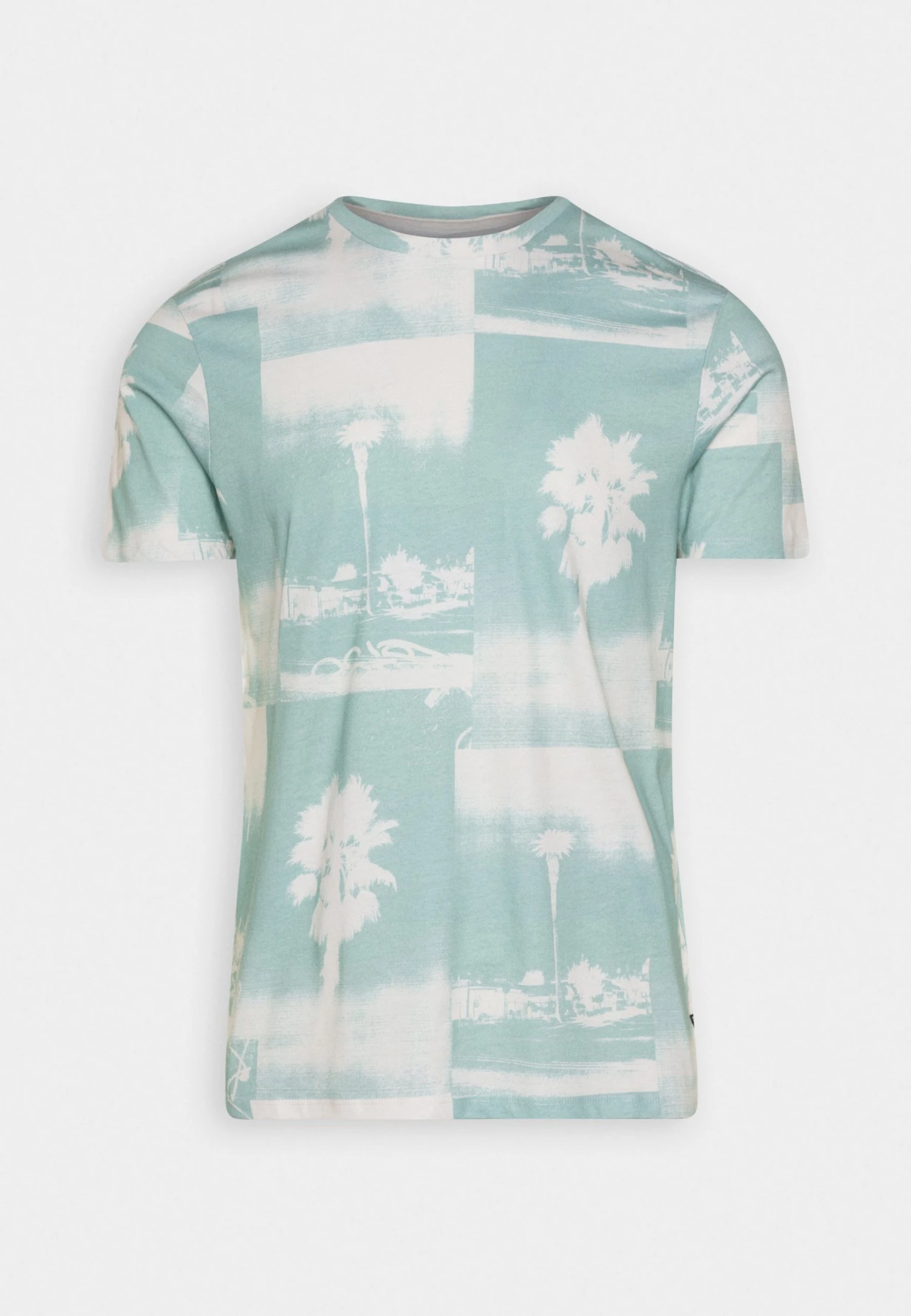 Guess Ss Bsc La Palms Tree- Print T-Shirt - Lagoon Fog 6 Guess Ss Bsc La Palms Tree- Print T-Shirt - Lagoon Fog - Image 4
