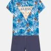Guess Toddler Set - Print T-Shirt - Blue 2 Guess Toddler Set - Print T-Shirt - Blue -Guess Apparel 68c719bd1d0b4d01a931823b868451f6
